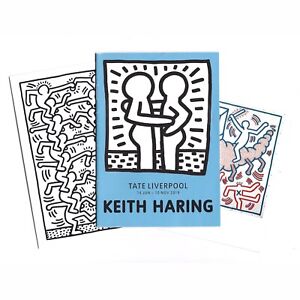 Original Keith Haring TATE Bundle Postcard Print + Booklet Pop Art Street Rare