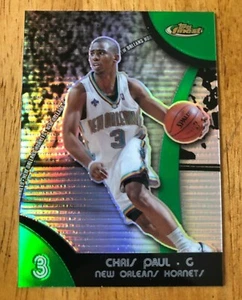 2007-08 Topps Finest Chris Paul Green Refractor 080/149 #14 New Orleans Hornets  - Bild 1 von 2