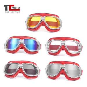 1PC Riding Eyewear Cruiser Scooter Motorcycle Goggles For Helmet Adult Dirt Bike - Bild 1 von 14