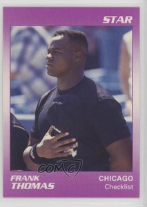 1991 Star Frank Thomas Purple Frank Thomas #1 HOF