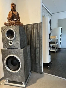 Akustikpaneel Echtstein Neuheit 122x61cm Schiefer Naturstein Schallschutz Unikat - Bild 1 von 15