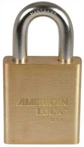 Master Lock Company A3700WO Model No.  Padlock, Brass, Silver - Picture 1 of 1