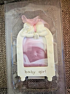 Department 56 From God Baby Girl Photo Frame NEW - Picture 1 of 2