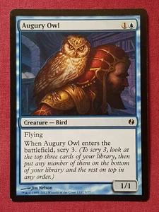 Magic The Gathering DUEL DECKS VENSER VS KOTH AUGURY OWL blue card MTG - Picture 1 of 2