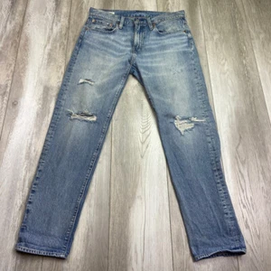 Levis Jeans Mens 31 Blue HI-BALL Premium Denim Distressed Light Wash Men 31x30 * - Picture 1 of 15