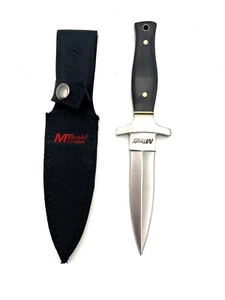 MTech Fixed Blade Knife Model MT-20-03 Double Edge Dagger & Sheath - Picture 1 of 7