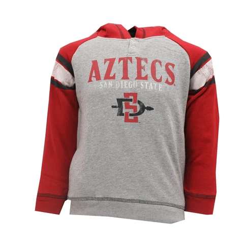 San Diego State Aztecs NCAA Youth Kids Distressed Hooded Sweatshirt New Tags Cover