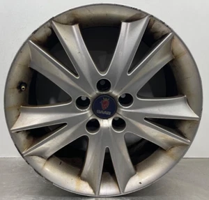 2008 Saab 9-3 FWD OEM Factory Alloy Wheel Rim 10 Spoke 17" x 7.5" *Edge* 03-12 - Picture 1 of 7