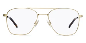 Hugo Boss 1034 Eyeglasses Men 0J5G Gold Square 55mm New & Authentic - Picture 1 of 4