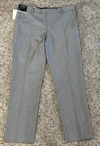 JF J. Ferrar Ultra Comfort Slim Fit Black White Stretch Dress Pants Men’s 34x30 - Picture 1 of 4