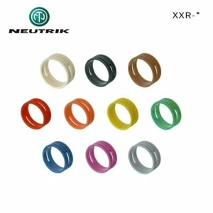 Anillos de codificación de colores NEUTRIK XXR para enchufe XLR cañón NC3FXX/NC3MXX/NC4MXX - Imagen 1 de 15