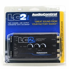 Audiocontrol 2 Channel RCA Accubass Line Output Converter Factory Radio LC2i