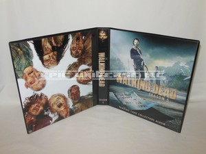 Custom Made 2016 The Walking Dead Season 5 Trading Card Album Binder