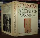 Snow, C. P.  COAT OF VARNISH  1st Edition 3rd Printing