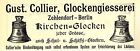 Gust. Collier Berlin Glockengiesserei Historische Reklame Von 1896