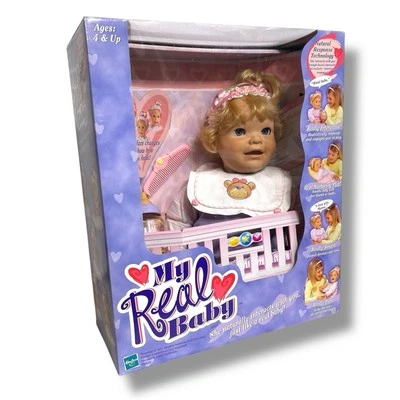 Hasbro My Real Baby iRobot Interactive Doll 2000 HTF RARE OOP NRFB - Image 1 of 4