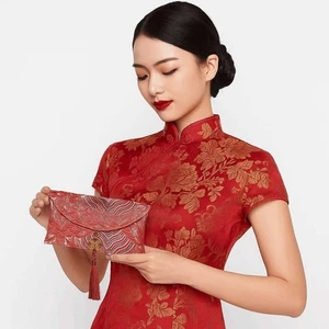 Traditional Wedding Hongbao Gift Wrapping Bag - Picture 1 of 18