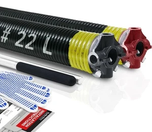 Pair of Garage Door Spring 0.207 X 2” X 22” (Pair), 18000 Cycles Garage Spring - Picture 1 of 6