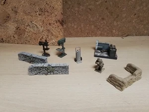 ECHELLE HO. DECOR MILITAIRE ACCESSOIRES PERSONNAGES. LOT 11 - Picture 1 of 3