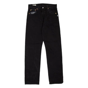 LEVI'S 501 BIG E Jeans 93 Mens Black Regular Straight W30 L32 - Picture 1 of 6