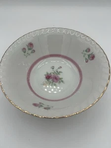 Lusterware Vegetable Bowl by Yamatsu Japan Gold Trim Vintage EUC - Picture 1 of 3