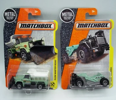 "MATCHBOX" *NATIONAL PARKS* 43 MBX S.C.P.R.X. &  36 PLOW MASTER 6000 MINT CARDED - image 1 of 4