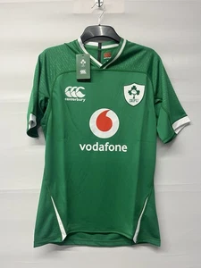 Men’s Canterbury Ireland Green Rugby Shirt Size Medium - Brand New - Picture 1 of 4