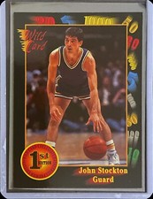 John Stockton - 1992 Wild Card Basketball - 1st Edition #84