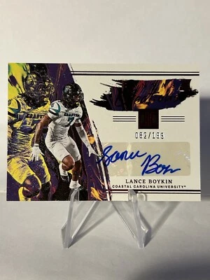 2023 Chronicles Football Draft Lance Boykin RC Auto /199 CC-LBO Seahawks - Image 1 of 2