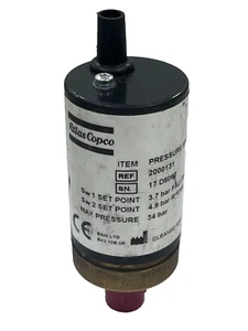 ATLAS COPCO 2000131 Pressure Switch Sw1 SP 3.7 bar falling / Sw2 4.9 bar rising - Picture 1 of 3