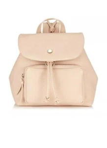 JIMMY CHOO ‘Suki’ Powder Pink Nude Leather Backpack Rucksack NP 735 Eur - Bild 1 von 6