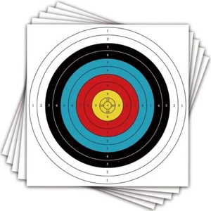 50 PCS 40cm Archery Paper Target Surface For Bow And Arrow Target Practice - Picture 1 of 19