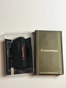 NIP Prometheus KKP Lighter - Black/Red Butane Vintage Apollo Torch Lighter - Picture 1 of 11