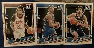 2023-24 Panini Donruss Basketball Rated Rookie Cards *Lot of 3* Johnson, Bates + - Picture 1 of 2