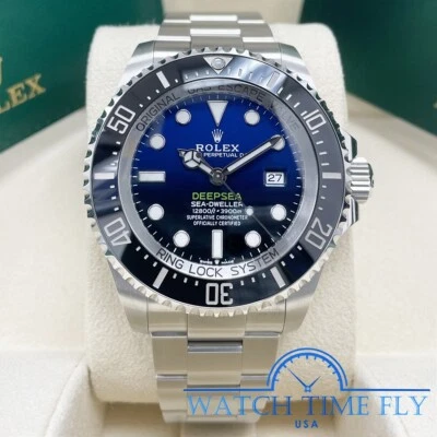 Rolex Sea-Dweller Deepsea 126660 Black Blue James Cameron Stainless Steel - Image 1 of 4