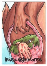 Inked Nightmares Jamie Hitchcock Sketch Card. Attic Cards 2018