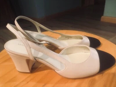 Marc Fisher Women's Multicolor Leather Slingback Block Heel Shoes Size: 8M - Image 1 of 4