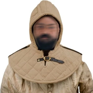 Mittelalter Gambeson Baumwolle Kapuze Neues Design Gambeson Kapuze - Bild 1 von 1