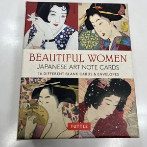 Tuttle Publishing Beautiful Women in Japanese Art 16 Note Card Box Set - Picture 1 of 8