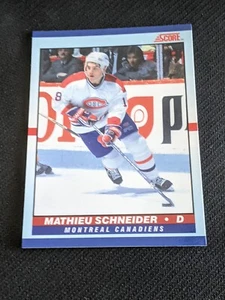 1990-91 Score Young Superstars MATHIEU SCHNEIDER #18 - Picture 1 of 1