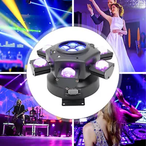 1500W Láser + LED Cuatro Colores Luz de Escenario con Control de Voz DISCO DJ Efecto de Iluminación - Imagen 1 de 19