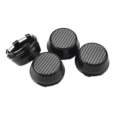 61mm Wheel Center Cap Black Blank Wheel Cover Hub Caps For Rims Parts - 4 Pieces - Image 1 of 4