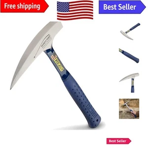 22 oz Geology Hammer with Pointed Tip & Shock Reduction Grip - Made in the USA - Picture 1 of 8