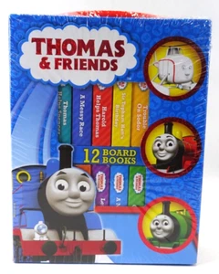 THOMAS AND FRIENDS THOMAS TRAIN (12) Board Books in Carry Case SEALED BOOKS - Picture 1 of 4