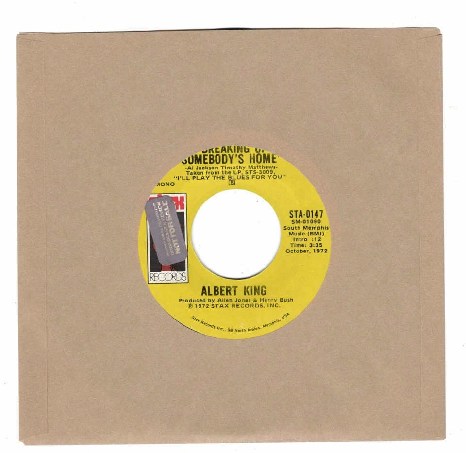 Albert King-Breaking  Up Somebody's Home (VG+) - Image 1 of 1