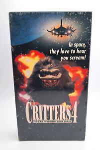 Critters 4: They're Invading Your Space 1992 VHS Sci-Fi Horror Cult RARE SEALED