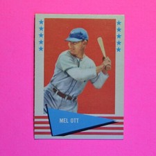 1961 Fleer Greats Baseball #68 Mel OTT High Grade NmMt+