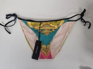 VERSACE Swim Bikini Botttoms - Mauvelous+Citron, Size L - Picture 1 of 2