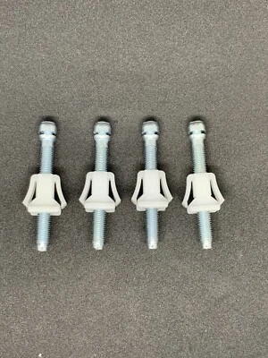 1973 - 2000 Chevy GMC Truck Headlight Adjuster Screws w/ Nuts X4 Pickup Headlamp - Image 1 of 4