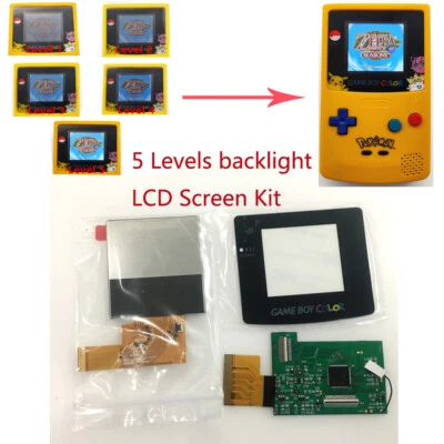 High Light Backlight LCD Screen Kit For Nintendo Game Boy Color GBC Game Console - Image 1 of 4